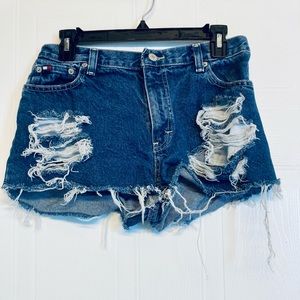 Tommy Hilfiger 6 (L 33) Distressed jeans Shorts